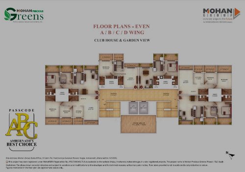 Mohan Precious Greens 2 bhk